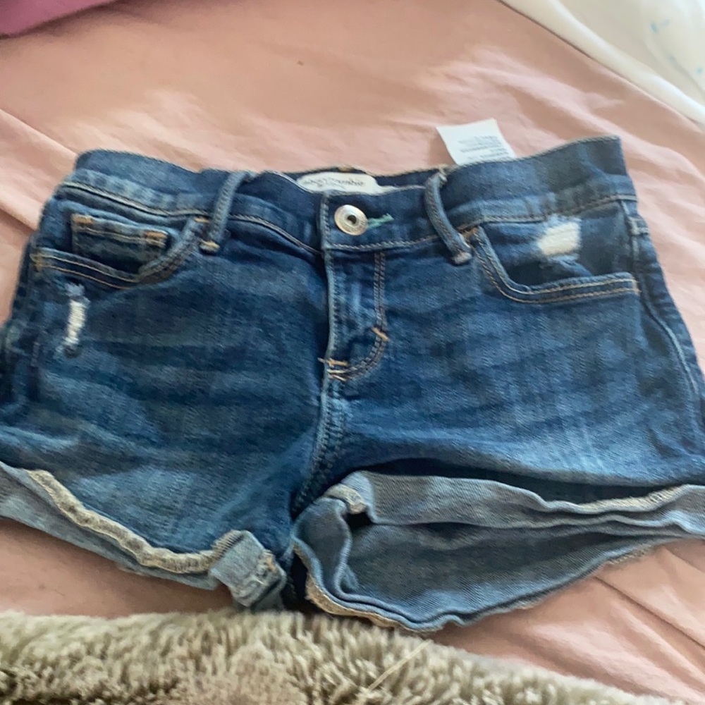 Abercrombie kids jean shorts